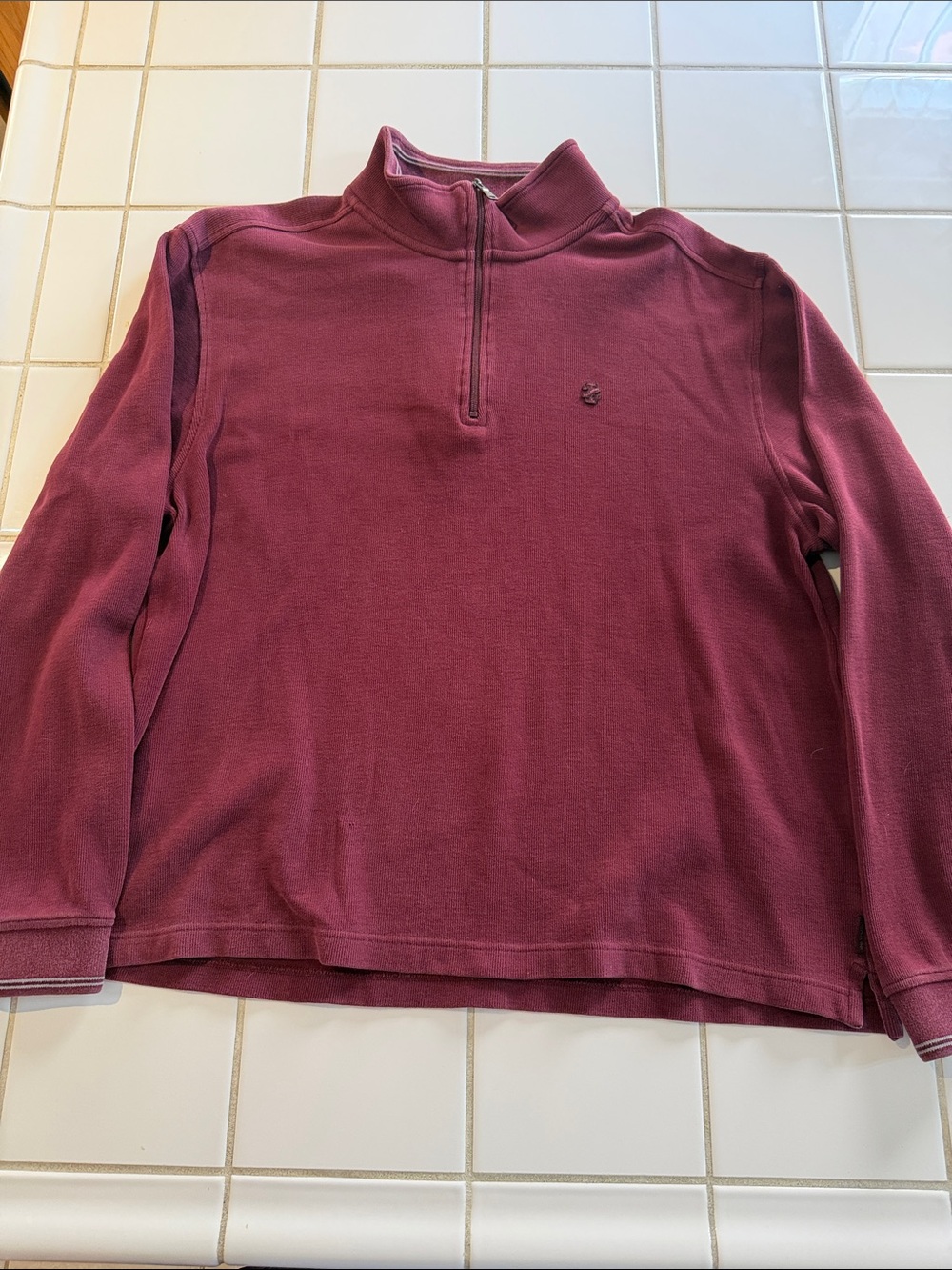 Izod pull over jacket size Medium red brick color 🐈‍⬛